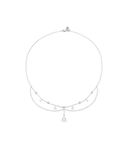 Dewdrop Grace Choker – Sterling Silver 925 Drip Necklace